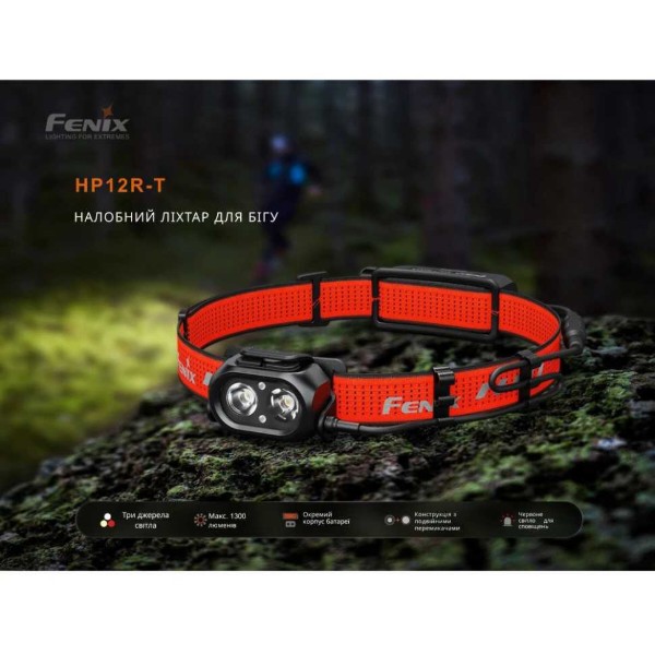 Фото - Ліхтар налобний Fenix HP12R-TRd